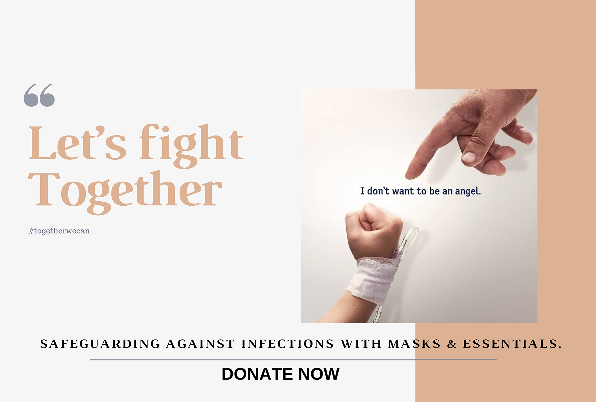 Helping Hands Foundation coronavirus banner